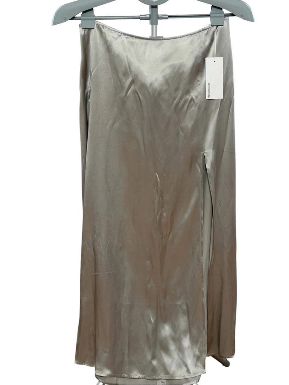 Reformation Silk Midi Skirt – Size 8 - Picture 2 of 9
